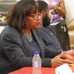 MP Diane Abbott- At our Launch event April 2017, she spoke on the value and importance of changing the narrative about Black British history and challenging negative and racist assumptions about Blackness.